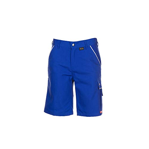 Short en toile Planam vêtement de chantier bleu roi anti transpiration