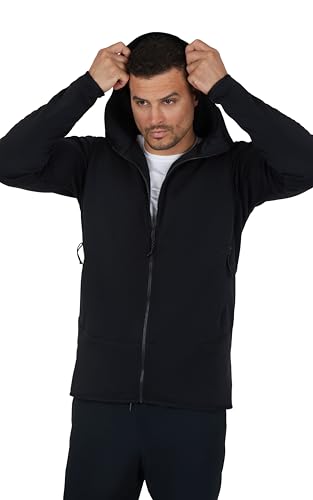 90 Degree By Reflex Mens Full Zipper Fleece Hoodie Jacket4