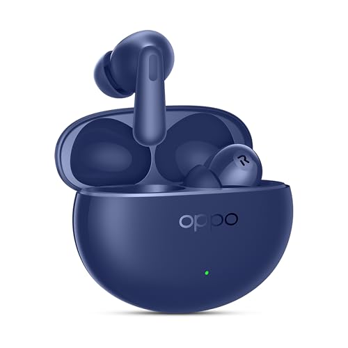 Oppo Enco Bud 3Pro+ True Wireless in Ear Earbuds with 12.4mm Driver and 32dB ANC, 43Hrs Playtime,Low Latency,Fast Charging,BT 5.4,IP55 (Sonic Blue)