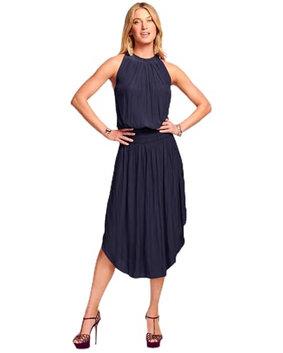 Image of Ramy Brook Women's Audrey Dress, Navy, 3XL