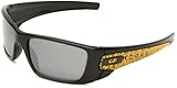 Oakley Men's OO9096 Fuel Cell Rectangular Sunglasses, Polished Black Frame/Black Lens, 60 mm