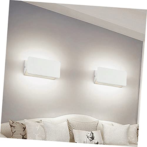 Lámpara de pared LED moderna aplique dormitorio pasillo hogar luz de cabecera 4