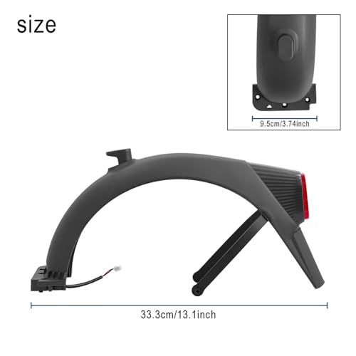 Guardabarros trasero con soporte anti-rotura para E2 PRO KickScooter 2