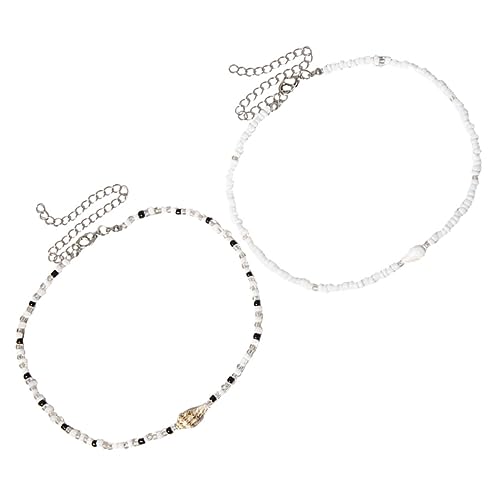 Bracelets de cheville en perles d'ormeau pour éviter les bijoux rouillés