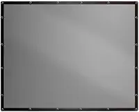 Tela de projeção dobrável e reflexiva, 120 polegadas, 265x145mm, com ganchos