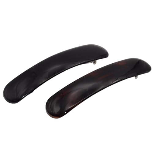 Pinzas para el pelo para recogidos diarios elegantes, juego de 2 pinzas de acetato de moda
