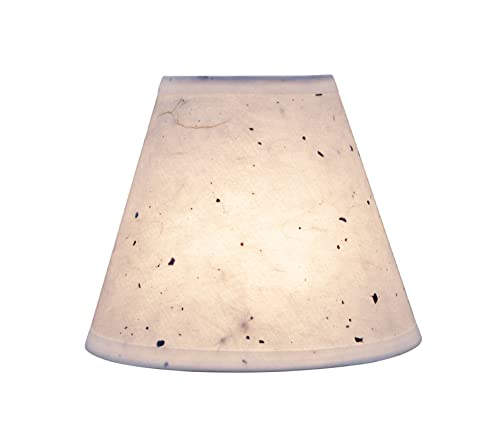 Image of Aspen Creative 32116-9A, Hardback Empire Clip-On Chandelier Lamp Shade, Off-White, 3 inch Top x 6 inch Bottom x 5 inch Slant Height, Set of 9