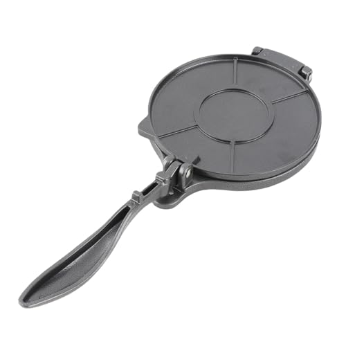 Cast Iron Tortilla Press 8.26x6.29Roti Maker Quesadilla Flour Tool Make Indian Style Tortillas Homemade Mexican Set Scraper Rolling Pin Aluminum Rotis Press Frizz Tortilla Folder