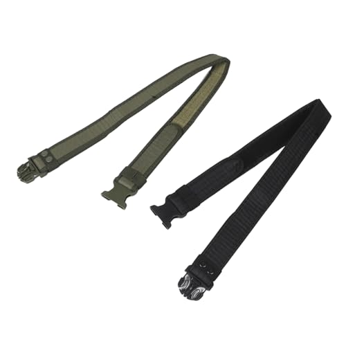 2pcs Canvas Webbing Belt For Students Boys Adjustable Waistband Outdoor Multifunctional Belt For Camping Hiking Gear