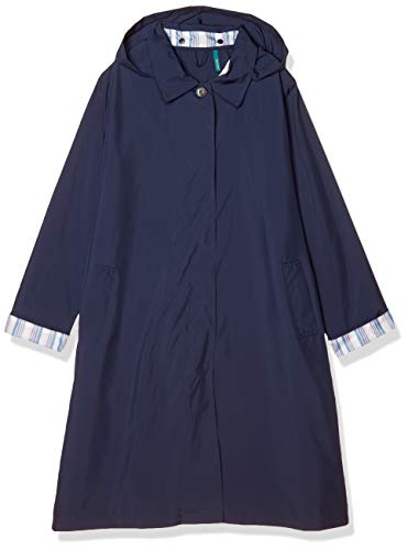 [アクアスハック] 婦人 ステンカラーレインコート はっ水 フリーサイズ(適応身長154~162cm) 06003142 レディース ネイビー 日本 FREE (FREE サイズ)