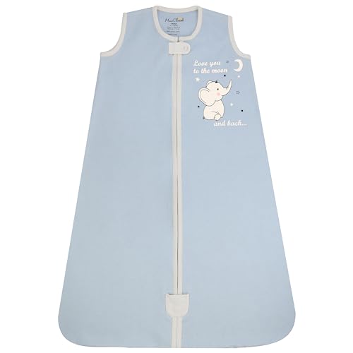 Organic Cotton Baby Wearable Blanket 1.0 TOG Sleep Sack 0-6 Months 1-Pack