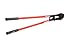RIDGID 14228 Model S30 Heavy-Duty Bolt Cutter with Comfortable Grips and Alloy Steel Jaws 14228, 31”, Red