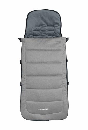 Saco polar para silla de paseo Casualplay, repelente al agua, color gris