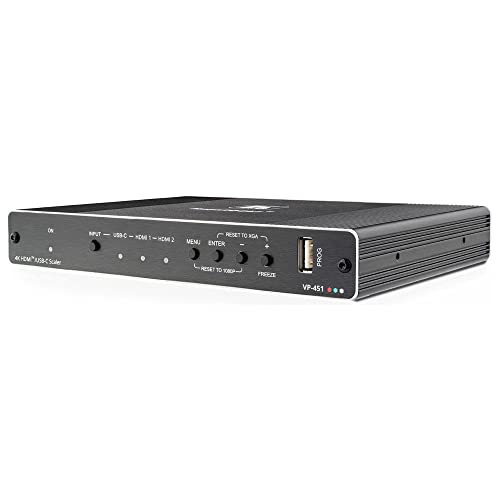 KRAMER VP-451 ESCALADOR DIGITAL HDMI PROSCALE DE 18G 4K HDR CON ENTRADAS HDMI Y USB - C (72-045190)