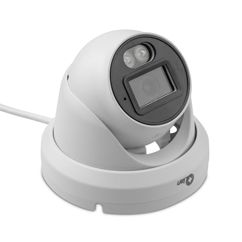 Yeyian QIAN Poe IP Torretta Telecamera di Sorveglianza 5MP H.265+ Codifica Intelligente | Risoluzione 2560×1920 a 20 fps | Visione Notturna Fino a 30 m | Rilevamento intrusioni | Microfono