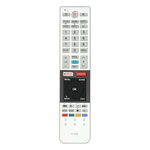 Télécommande CT-8536 avec boutons Netflix et Google Play