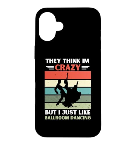 ���B���e�[�W They Think Im Crazy But I Just Like �Ќ��_���X �X�}�z�P�[�X iPhone 16 Plus �p