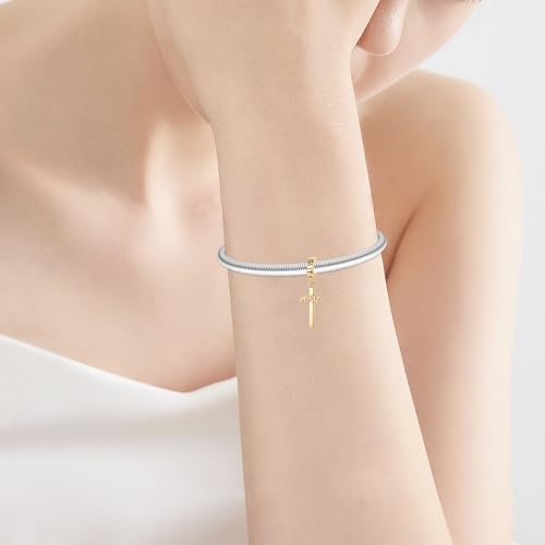 Image of LUXILLA Love You Best Friend Grandma Wife Heart Charm 925 Sterling Silver Charms Fit for Bracelets Necklace Jewelry Gift for Women