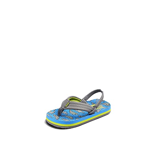 Image of REEF Boys Toddler /Little Kid Ahi Beach Flip Flop, Soft Cushion Footbed, Water Friendly
