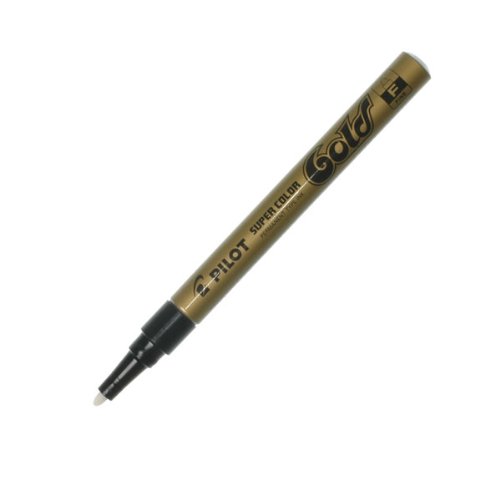 Pilot X 1 FINE NIB CHRISTMAS GOLD METALLIC PAINT PEN MARKER