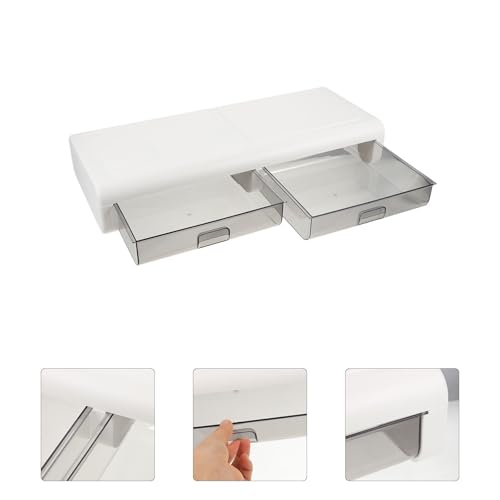 Support d'écran d'ordinateur design avec rangement haut de gamme