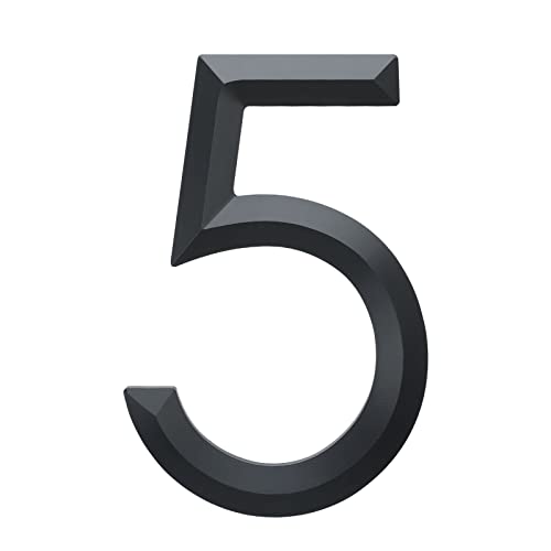 art deco house numbers - 8 inch Large Floating House number, Modern House Number, Mailbox Numbers, Number Sign for House Outside, 911 Visibility Signage(5)