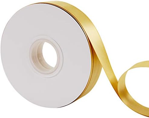Ribbons 1Inch Wide 50 Yards Double Face Fabric Polyester Satin Ribbon Roll,Perfect for Crafts Gift Wrap, Bow Making,Sewing,DIY Handmade Material
