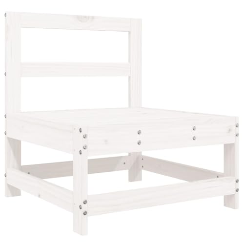 Salon de jardin modulable résistant aux intempéries blanc