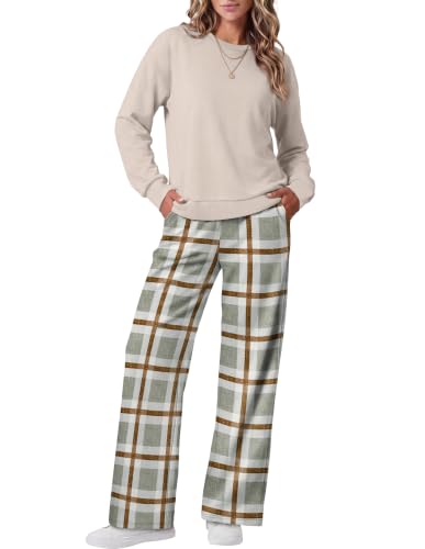 WIHOLL Two Piece Sets for Women Travel Vacation Outfits Fashion Tracksuit