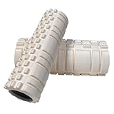 アイリスプラザ フォームローラー 便利な2サイズセット 筋膜リリース 筋膜ローラー ヨガポール 2pcsセット 23-190 アイボリー