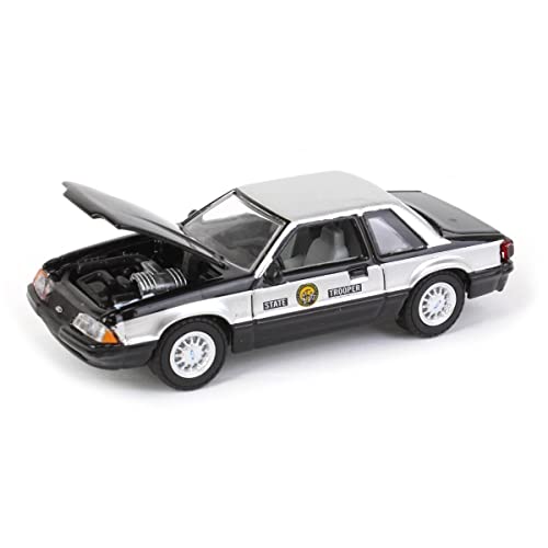 Greenlight 1/64 1993 Ford Mustang SSP North Carolina Patrol miniatura 5