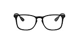 Ray-Ban 0RX 7074 5364 50 Montature, Nero (Rubber Black), Unisex-Adulto