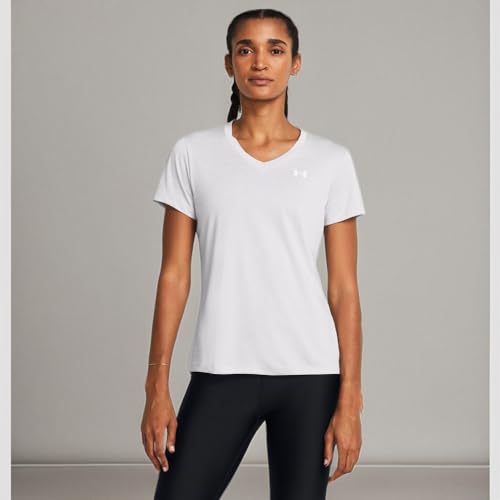 Image of Under Armour Women's Tech Twist V Neck Short Sleeve T-Shirt