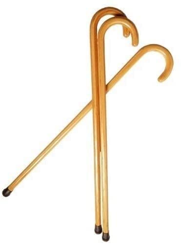 Bastones para Caminar Bastón de Madera Natural Muleta de bambú Escalada Bastón para Personas Mayores Andador al Aire Libre Bastón de Trekking Bastón con andadores estándar de Hospital Bastones de