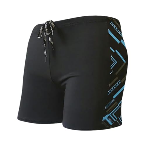 DMMWCX Swimsuits Men's Breathable Swim Trunks Boxer Briefs Swimwear Quick Dry Beach Shorts-38-2Pc