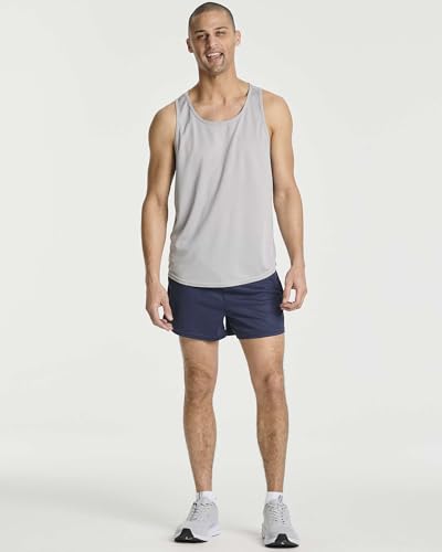 Image of Real Essentials 4 Pack: Men's 7 inch Athletic Running Quick Dry Mesh Shorts with Zipper Pockets (Available in Big & Tall)