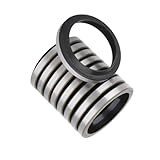 1pc GA Metal Shell Dustproof Ring - 21mm-25mm Inner Diameter, Nitrile Rubber & Iron Shell, for Industrial use(23x33x5/8)