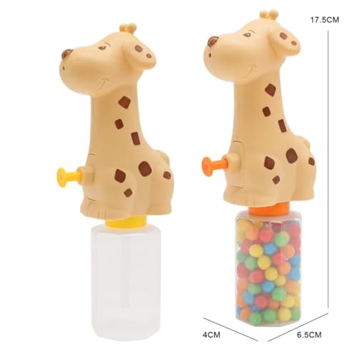 Image of Holi Baby Giraffe Water Gun | Super Handy | Cute Assorted Giraffe | with Free Balloons | Multicolor | PoPo Toys