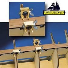 Model Shipways Set of 6 Hull Clamps for Bulkheads 3/16
