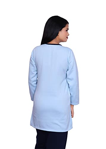 Image of Winter Wear Warm & Printed Night Suit Set of Shirt & Pyjama | Nightwear Suits for Women (NW-101)