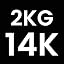 2000 g 14K black