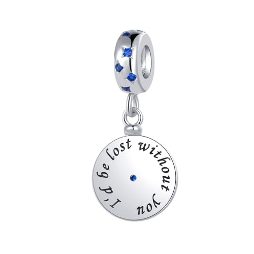 Image of Sparkling Lucky Star Charm Compatible Pandora Charm Bracelet Bead I Love You Gift for Women Pendant Jewelry