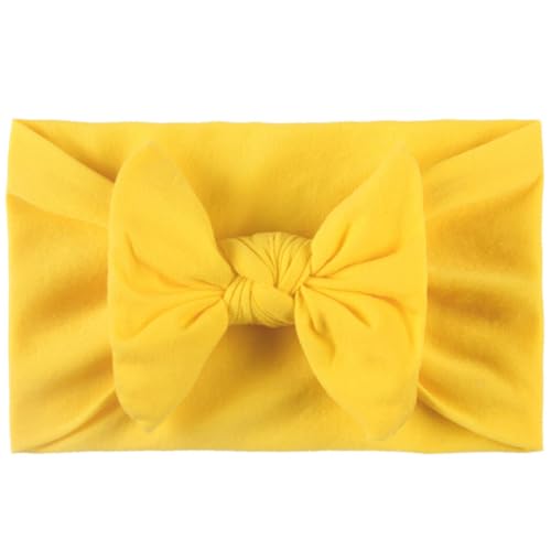 Chewtoyo Faixa de cabelo para recém-nascidos: 6 peças de faixa elástica larga de nylon para bebê com