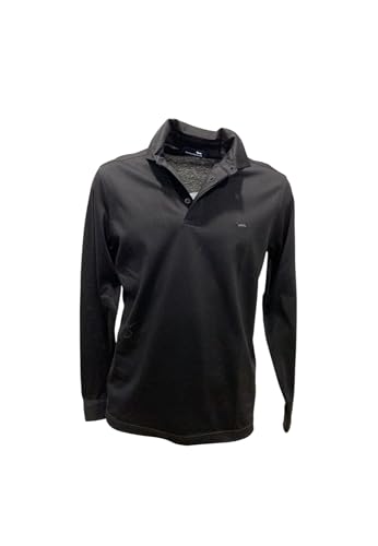 Harmont & Blaine Polo de manga larga de jersey LRM409021781, Negro , 3XL