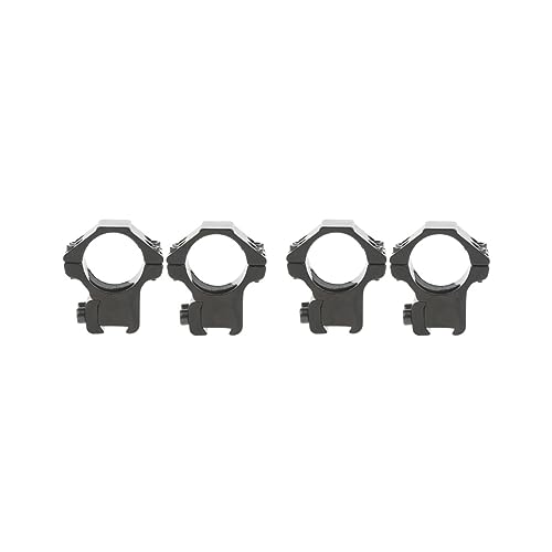 2 set of 25.4mm 1 Scope Mount Rings Fits 11mm Dovetail Rail Flashlight Low Profile