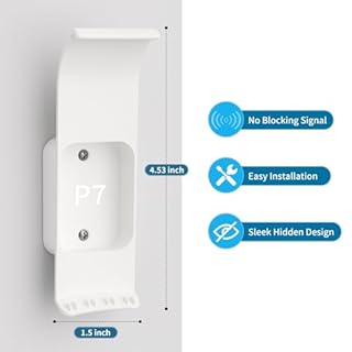 eero Pro 7 Wall Mount, Router Bracket Holder Only Compatible with eero Pro 7 Tri-Band Mesh Wi-Fi 7 Extender, No Messy Wires (3 Pack)