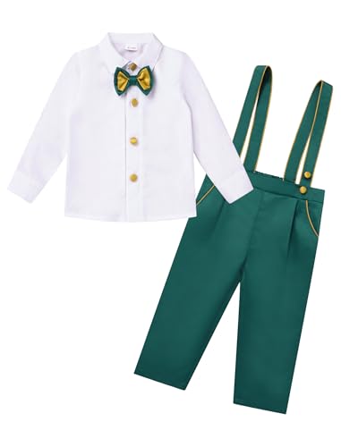 Costume de baptême pour garçon en coton doux avec nœud papillon chic