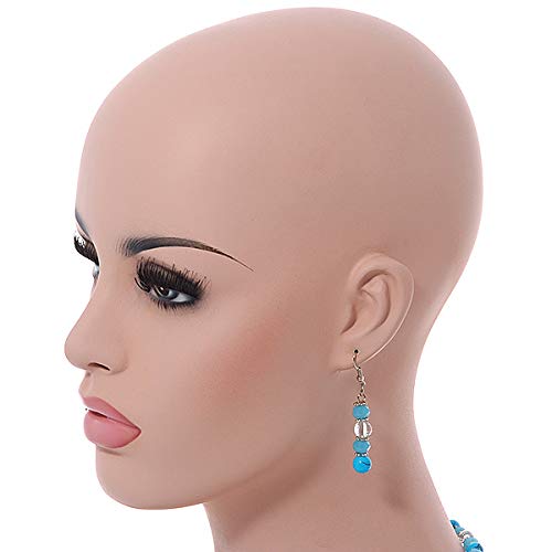 Collares de cristal transparente con pendientes y pulseras ajustables 5