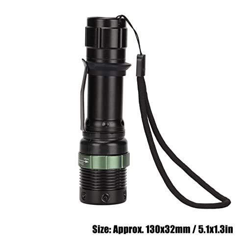 Super Bright Flashlight, Mini Flashlight Zoomable Aluminium Alloy Fashion High Temperature Protection For Climbing For Outdoor #TOP5