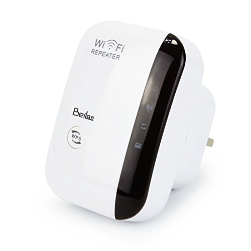 Preisvergleich Produktbild BeiLan Mini Router 300Mbps WiFi Extender Hotspot Signalverstärker Internet Booster Wireless Access Points AP mit WPS Funktion 2.4GHz Netzwerk Repeater Entspricht IEEE 802.11n / g / b EU Plug